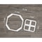 Ekena Millwork Small Johnston Decorative Fretwork Wall Panels in Architectural PVC, 19 1/8"W x 11 3/8"H x 3/8"T WALP12X12JHN - alternate 5